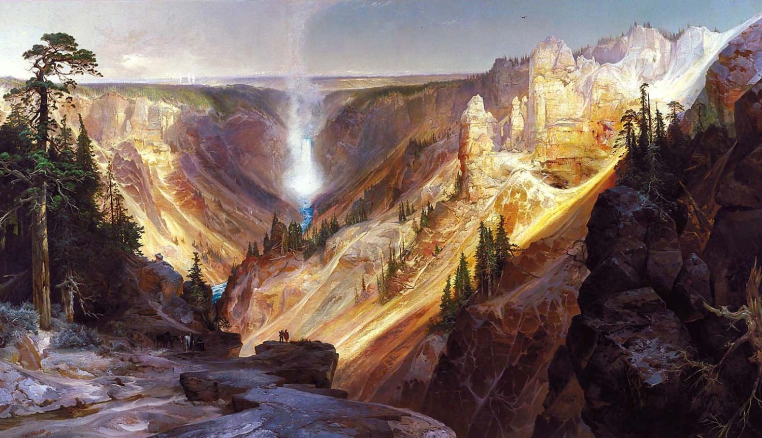 Thomas Moran - The Grand Canyon of the Yellowstone (1872)
