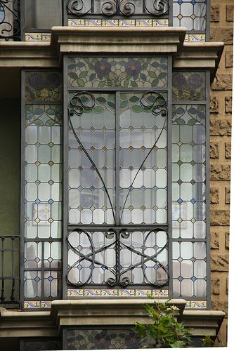 Barcelona - Carrer de València | Beautiful doors, Stained glass art, Art nouveau