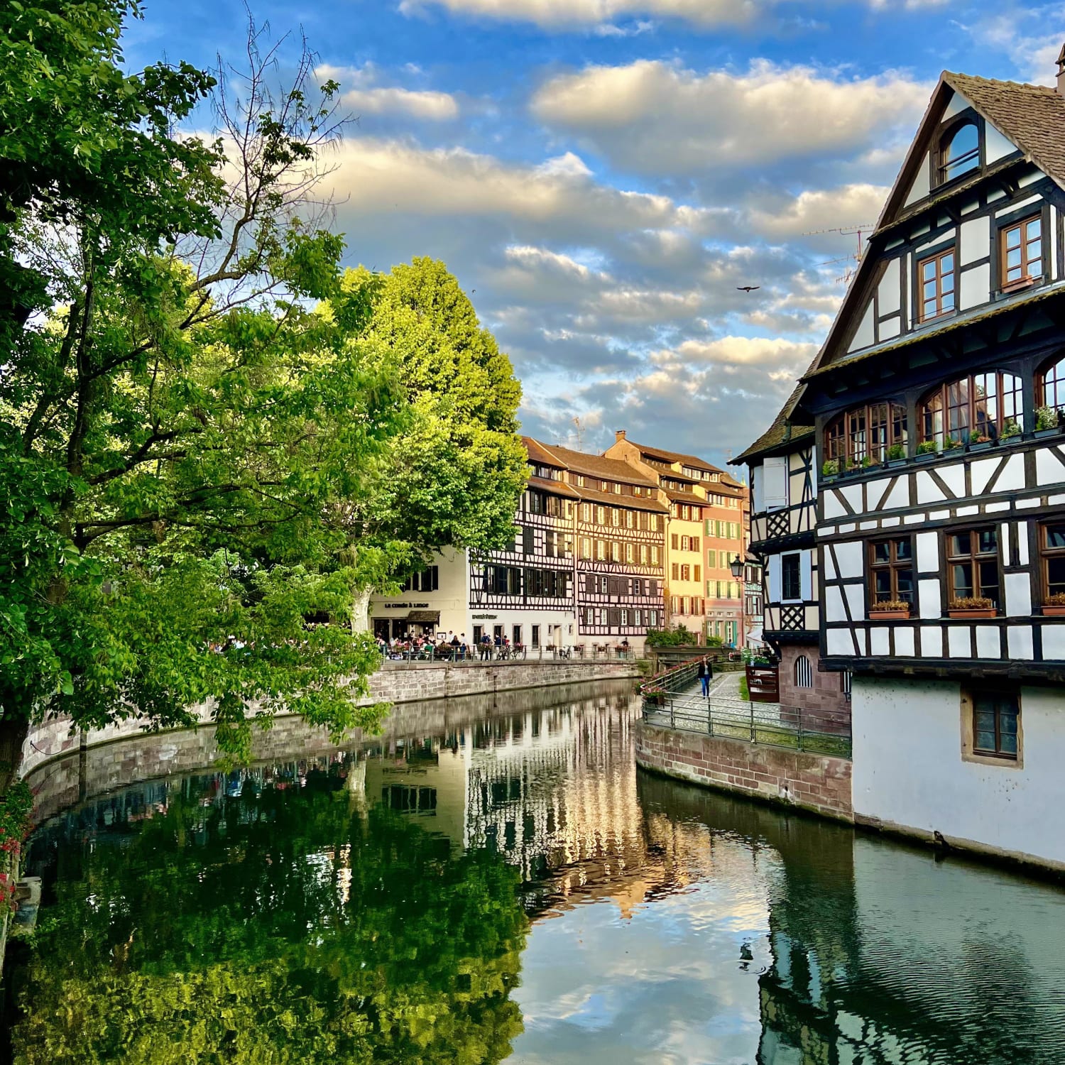 Strasbourg, France au printemps