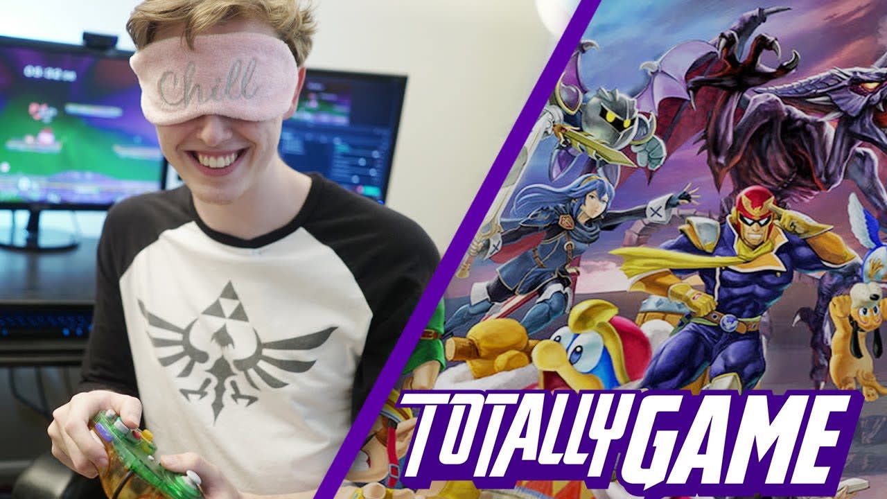 Gamer Tackles Complete Super Smash Bros - Blindfolded! | TOTALLY GAME