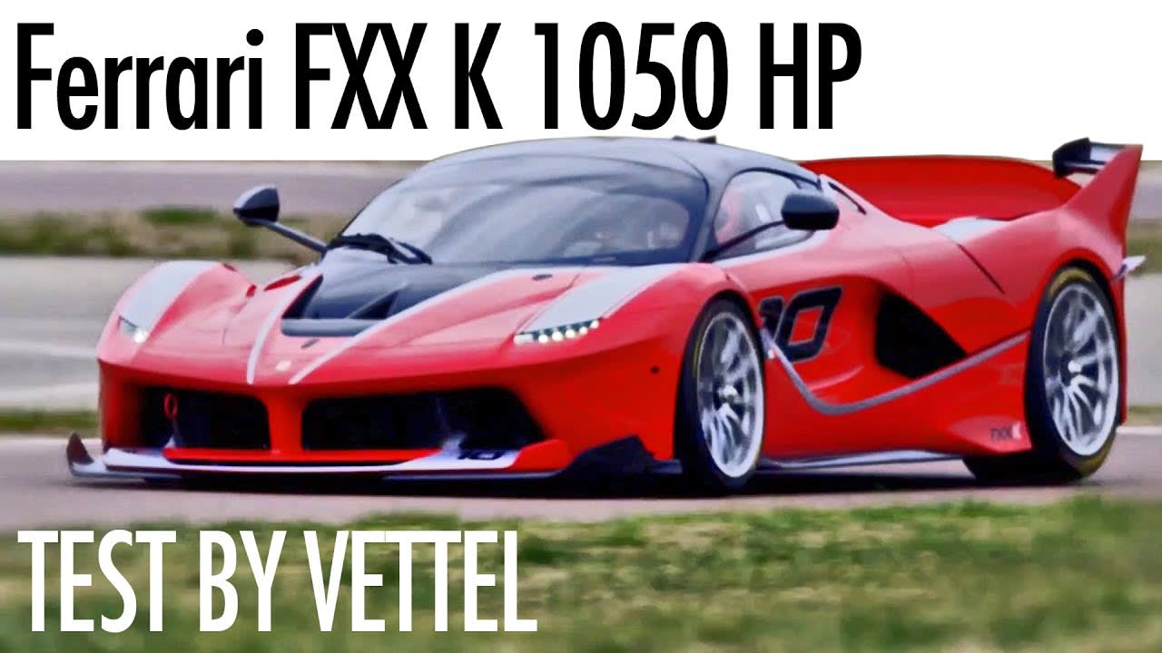 ► Ferrari FXX K 1050 hp - Test by Sebastian Vettel