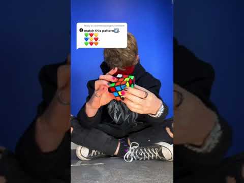 BLIND Rubik’s Cube SOLVE🤯 #Shorts