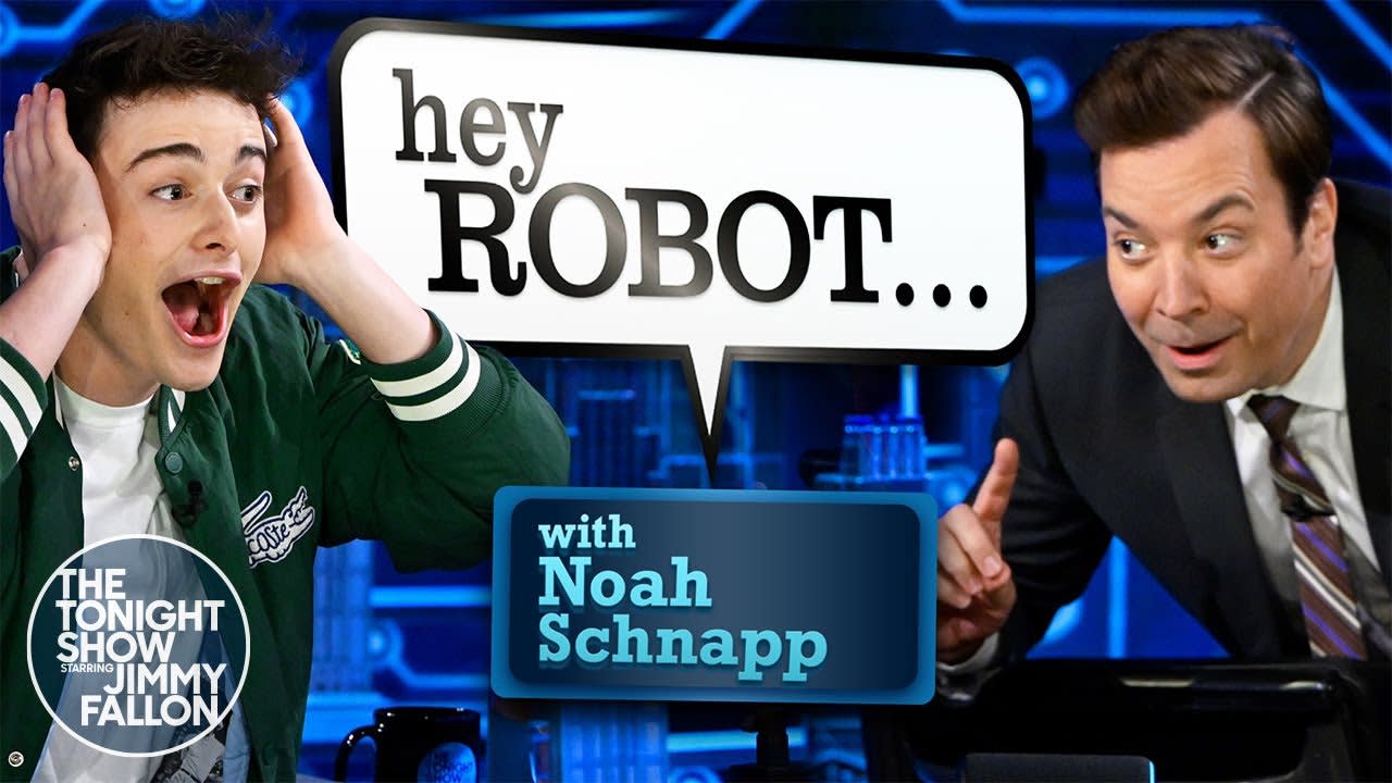 Hey Robot with Noah Schnapp | The Tonight Show Starring Jimmy Fallon