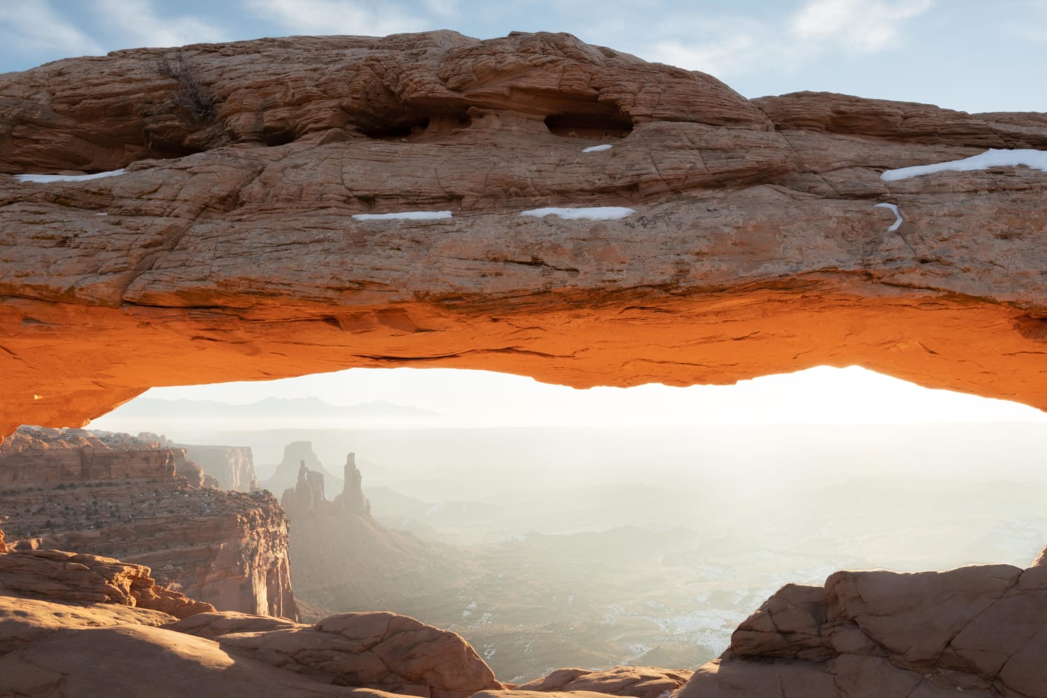 Morning glow on the sandstone of Canyonlands National Park, Utah