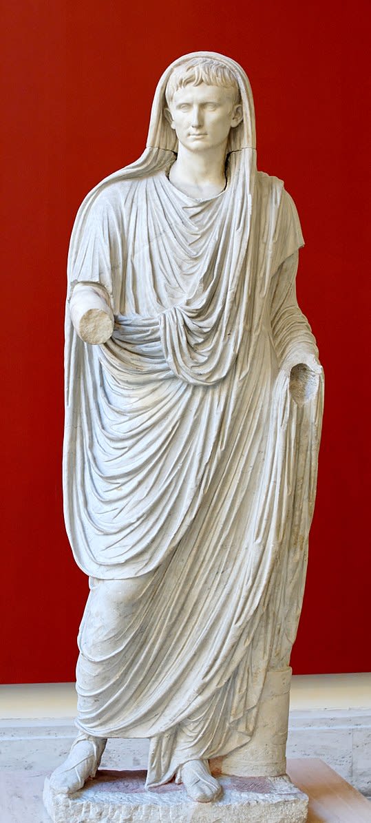 Togas are the highly recognizable draped white garment made of undyed cloth worn by men throughout the Roman empire as a sign of citizenship. Today the toga may now be better known for its use for parties in popular culture. Read more!