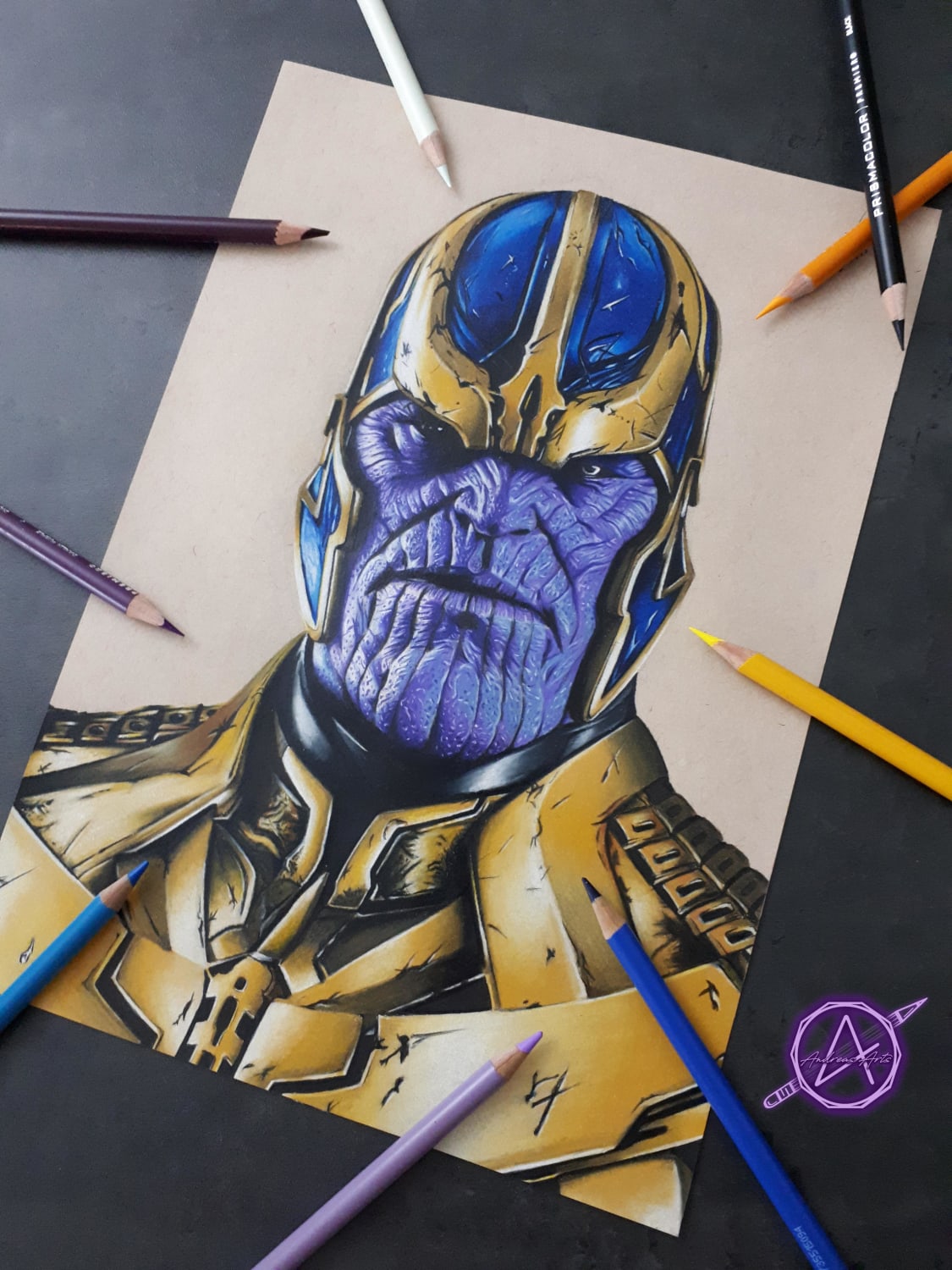 Drawing thanos by me