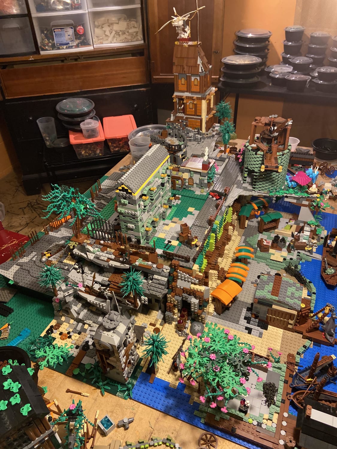 The LEGO moc that I have been working 2-3 years on. It’s the main village of the book I’m writing