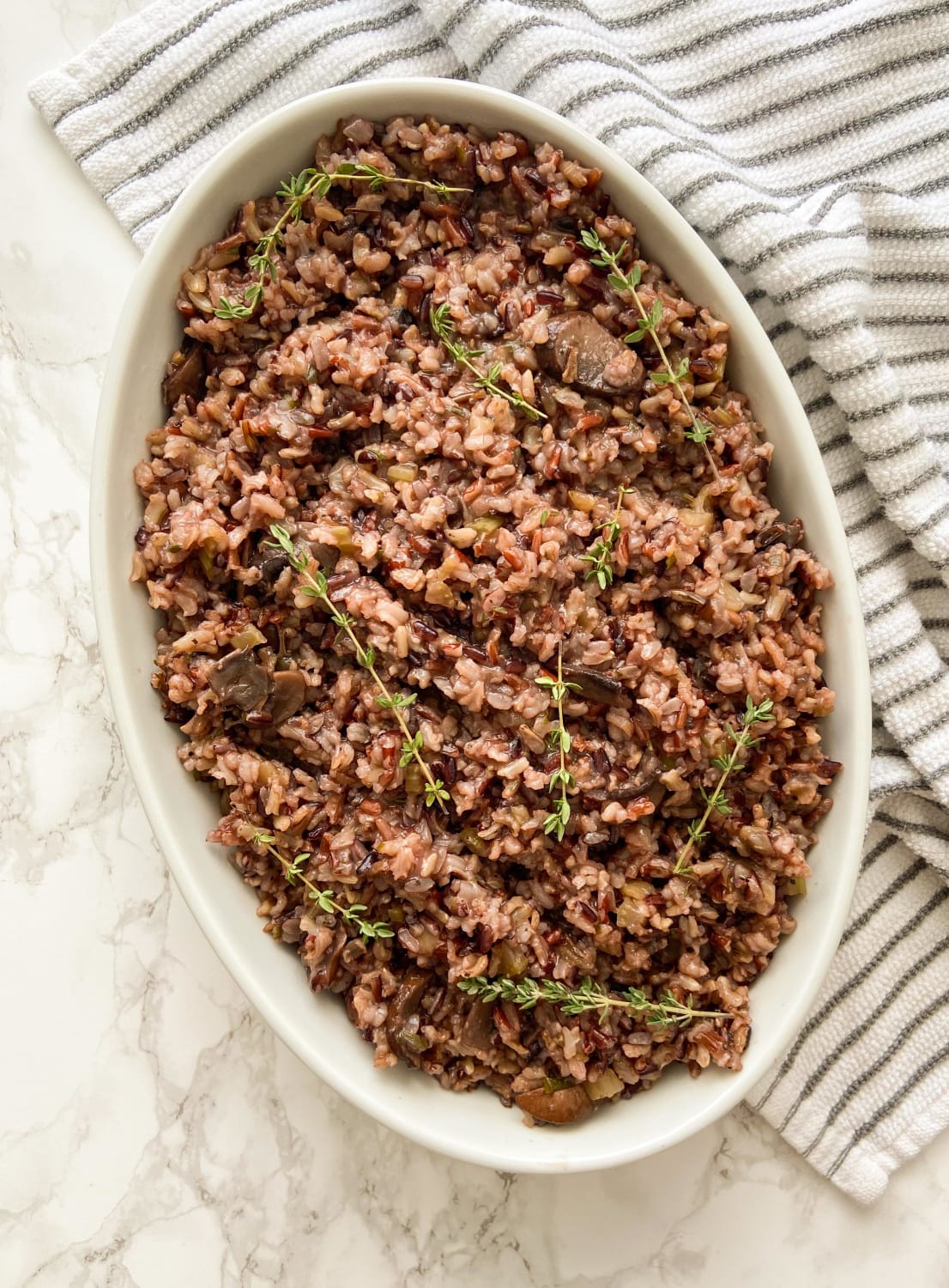 Wild Rice and Mushroom Stuffing to make for Thanksgiving!