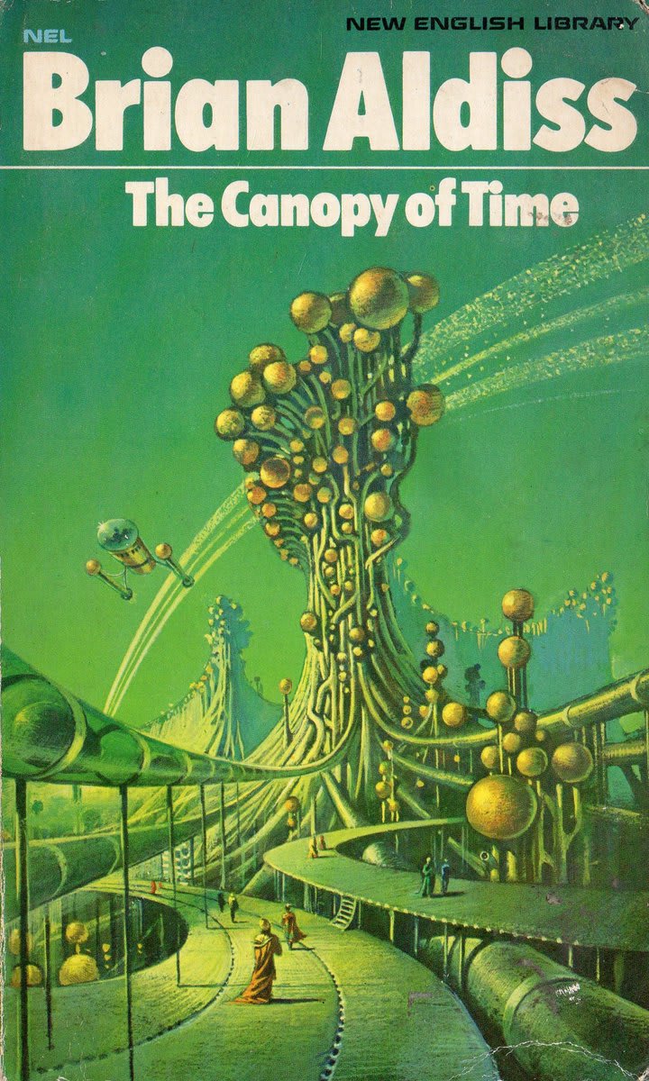 The Canopy of Time by Brian Aldiss. Art by Bruce Pennington