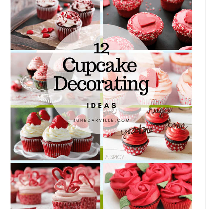 Mix 12 Yummy Valentine Cupcakes Decorating Ideas Simple