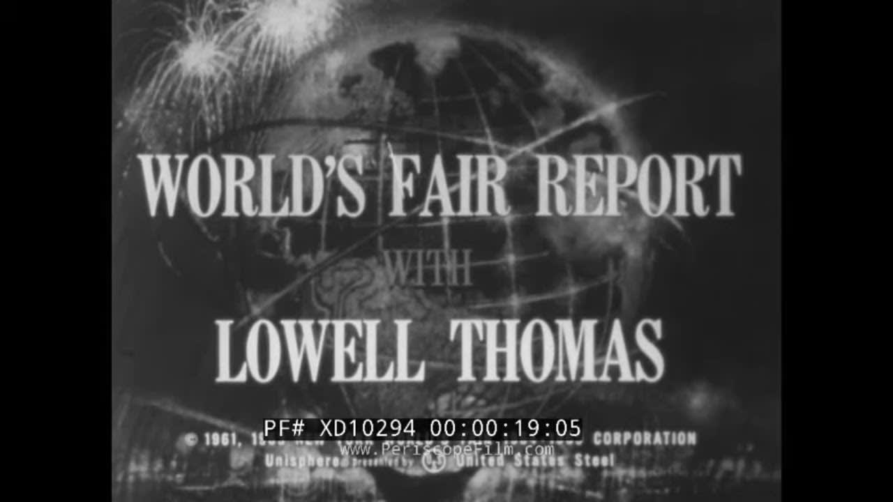 1964 NEW YORK WORLD'S FAIR PROMO FILM ROBERT MOSES JOHN F. KENNEDY XD10294
