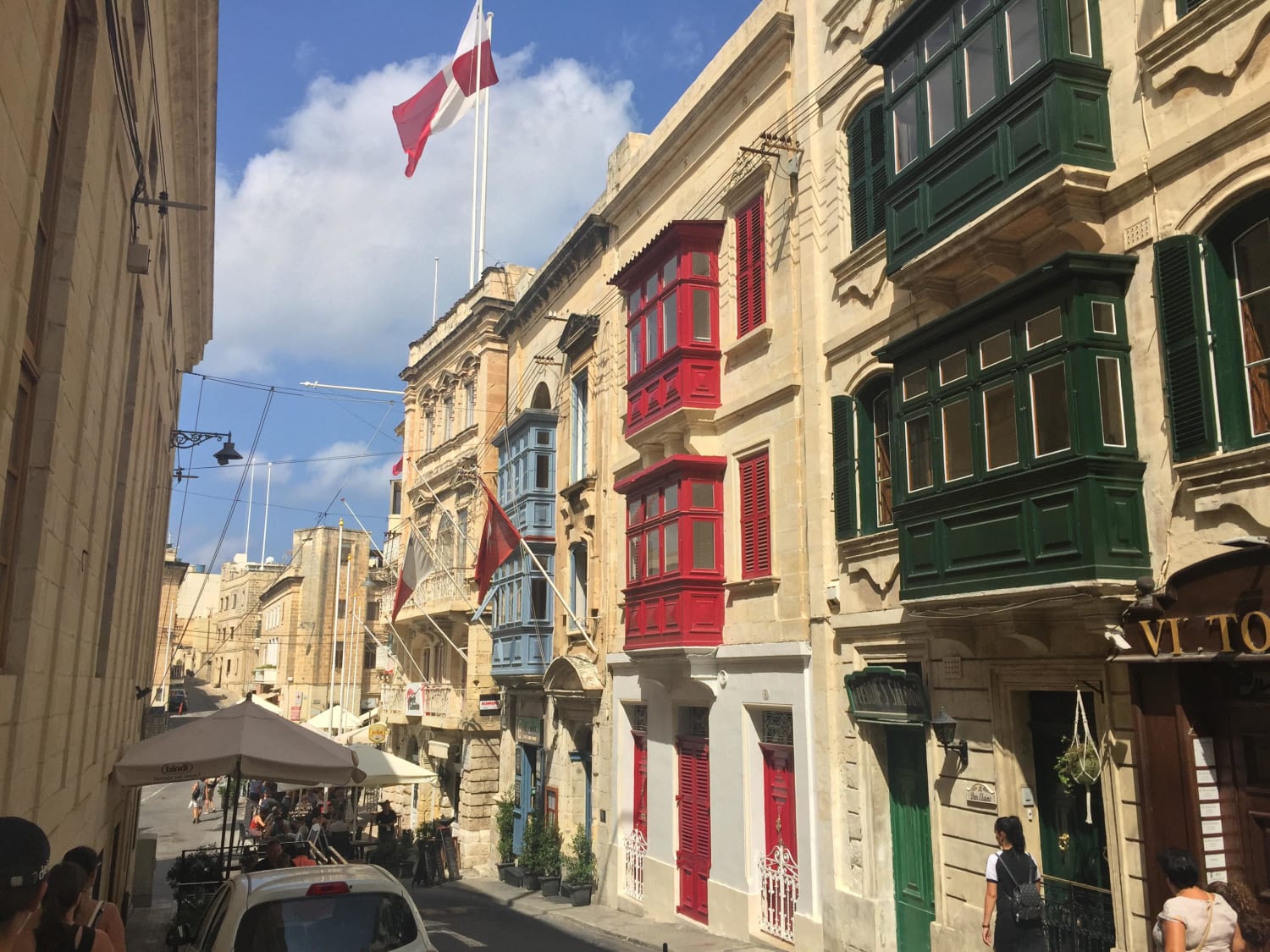 These balconies in Malta