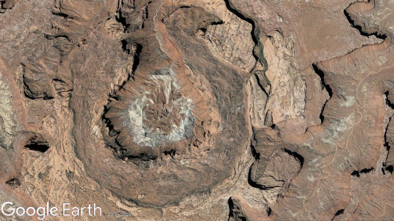 The Impact Crater in Utah; Upheaval Dome