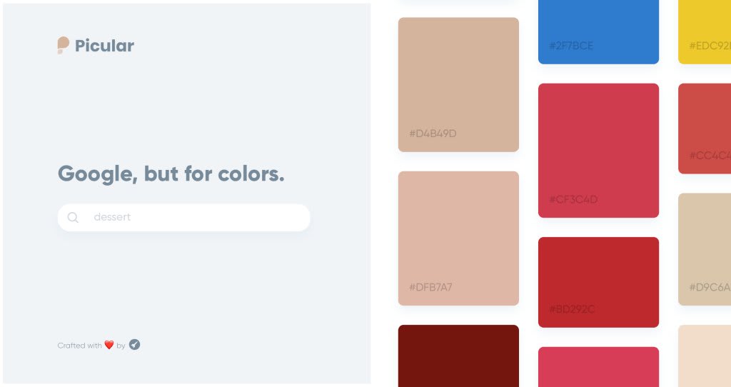 A search engine for color palettes