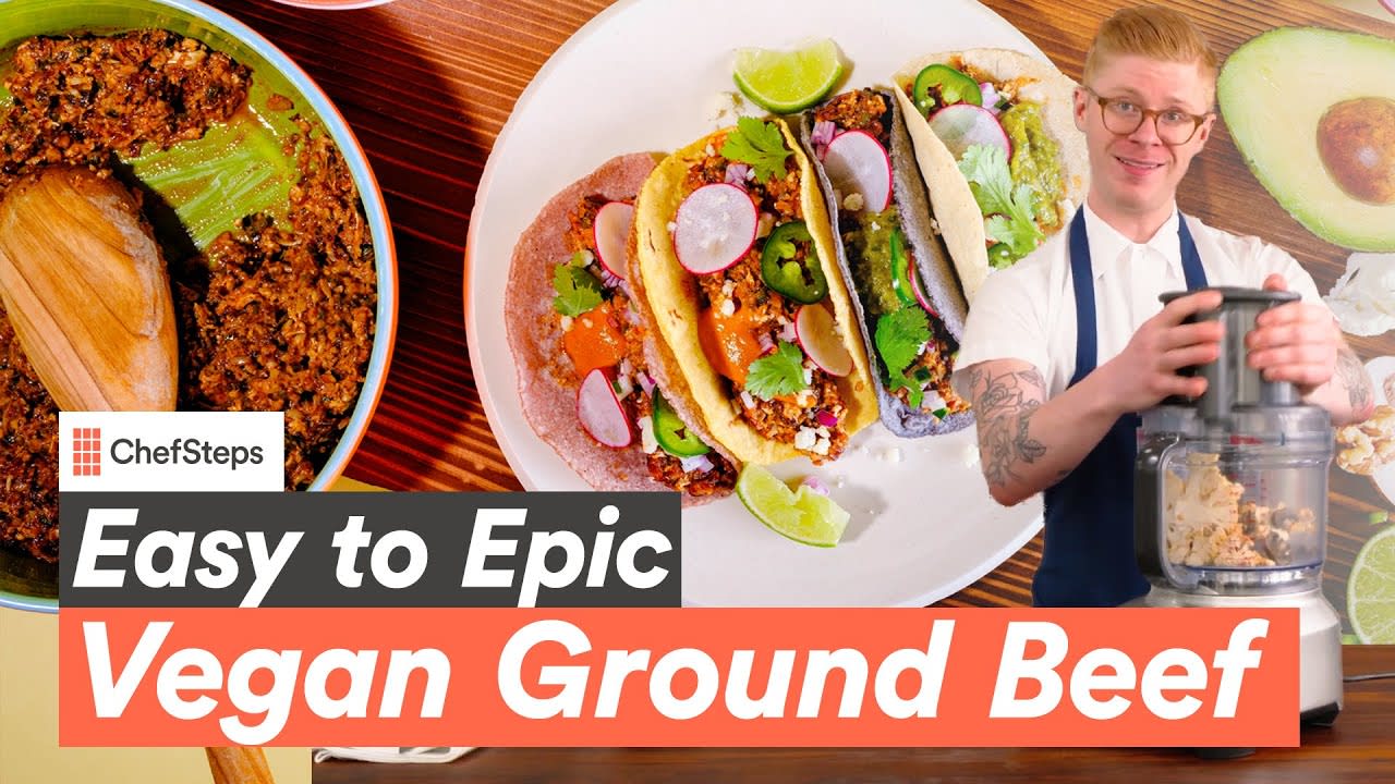 How to Make Vegan Ground Beef with Just 3 Ingredients