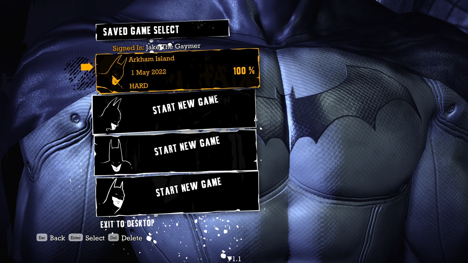 I've been playing Arkham games since I was 13, I've played Arkham City more times than any other game (save maybe Spyro). I've played every difficult, I've played many challenge maps, I've spent hours on these games. Today I sat down and achieved something I've never done before. I'm so proud!