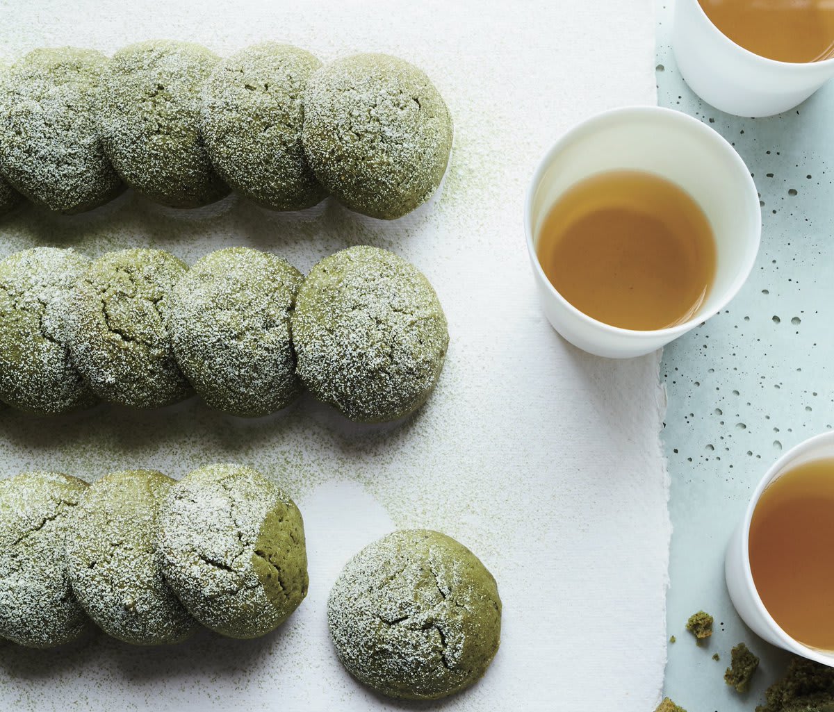 Soft and subtly sweet, these matcha tea cake cookies are a treat for any season