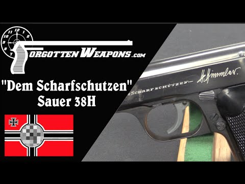 Himmler's Sniper Presentation Sauer 38H Pistol