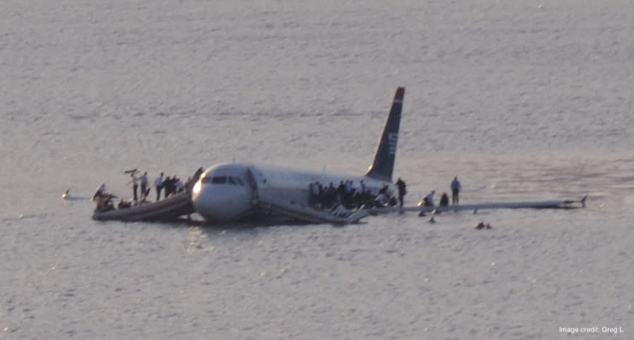 Today in 2009, US Airways Flight 1549 ditched in the Hudson River after a flock of birds struck and disabled the engines of the Airbus 320 moments after takeoff. All crew and passengers were safely evacuated and it was called the Miracle on the Hudson.