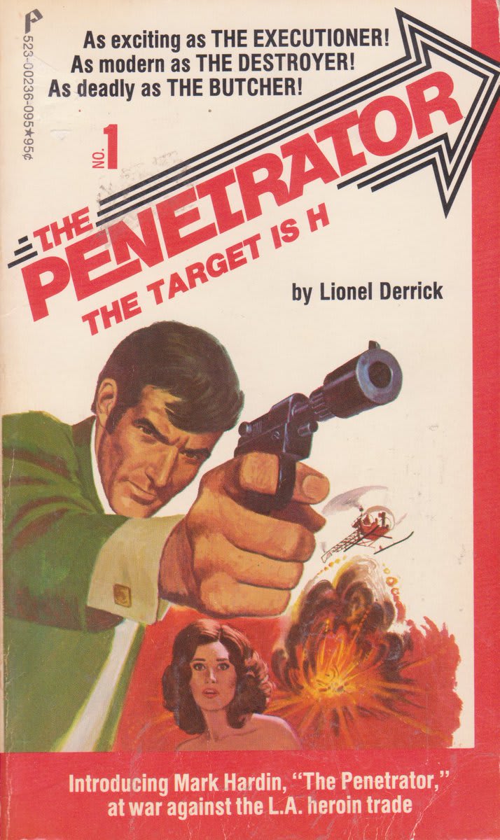 Today in pulp... let me introduce you to Mark Hardin: The Penetrator!