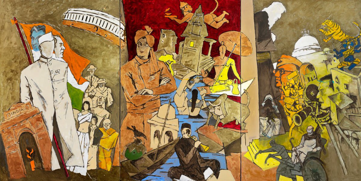 The Art Institute celebrates 71 years of Indian independence with the paintings of M. F. Husain. via