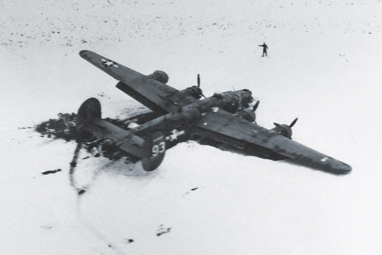A B-24 that crashed-landed on Russia’s Kamchatka Peninsula on November 21, 1944. Any way to identify what squadron this bomber belongs to?