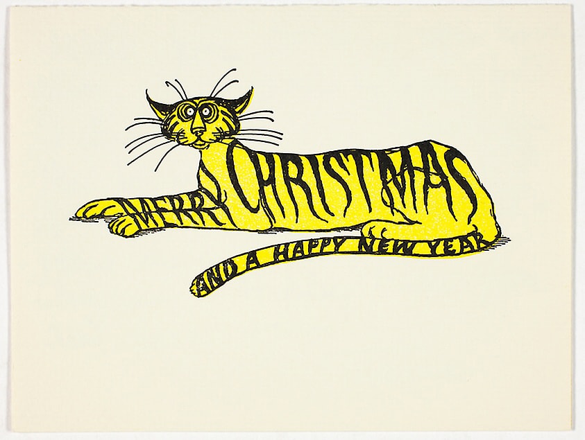 Season's greetings from Edward Gorey, Suzanne Duchamp, Daniel Burnham, and more! We hope these holiday cards from the museum's collection bring a little warmth and joy to your day.