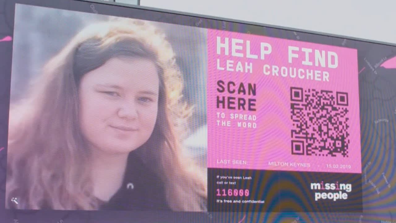 Missing 19-Year-Old Leah Croucher ‘Blinks’ on 3D Poster