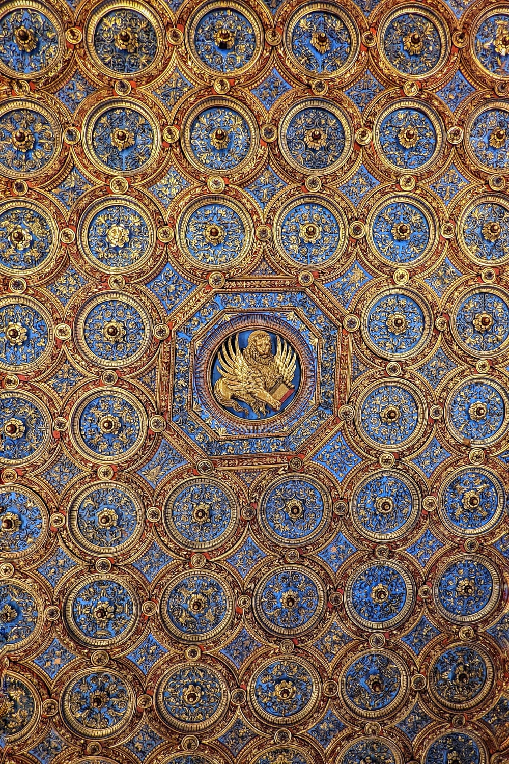 Ceiling of the Sala dell' Albergo by Pietro and Biagio di Faenza, Scuola Grande di San Marco, Venice, Italy