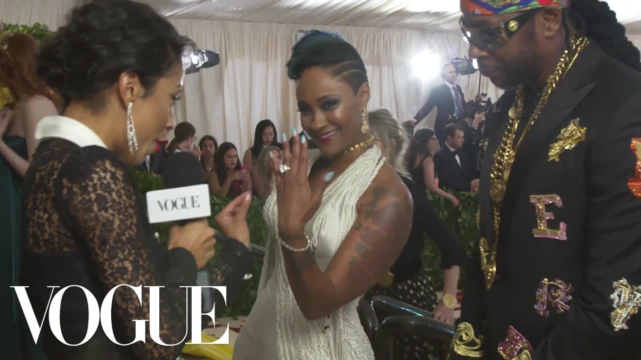 2 Chainz on Proposing to His Girlfriend at the Met Gala | Met Gala 2018 With Liza Koshy | Vogue