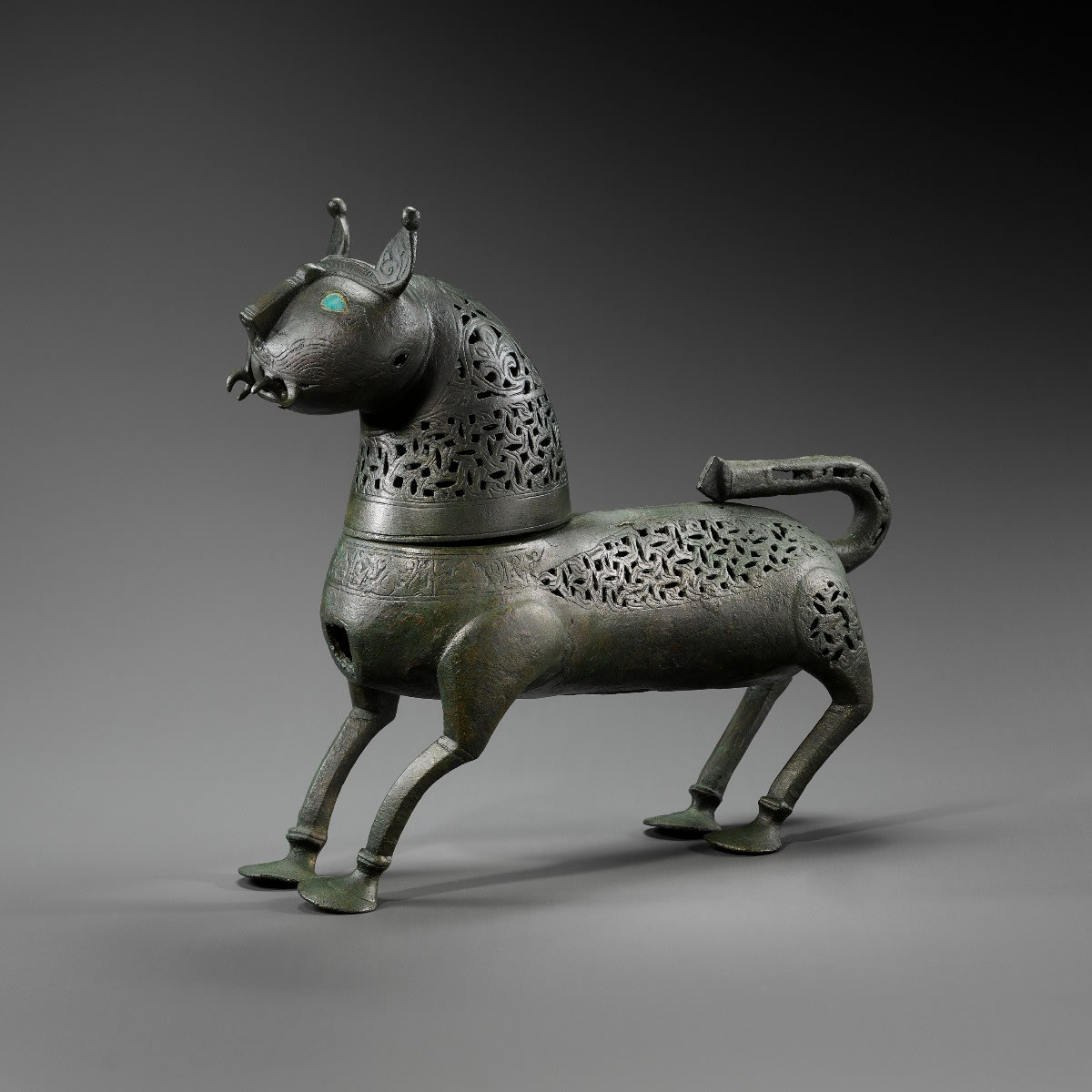 This little lion currently resides in our Epic Iran exhibition. He's an incense burner of all things, made in the year 1100. Re-sale tickets are released every Tuesday for the week ahead: https://t.co/MgaICXlgGa © Musee du Louvre, Dist. RMN-Grand Palais/ Hughes Dubois