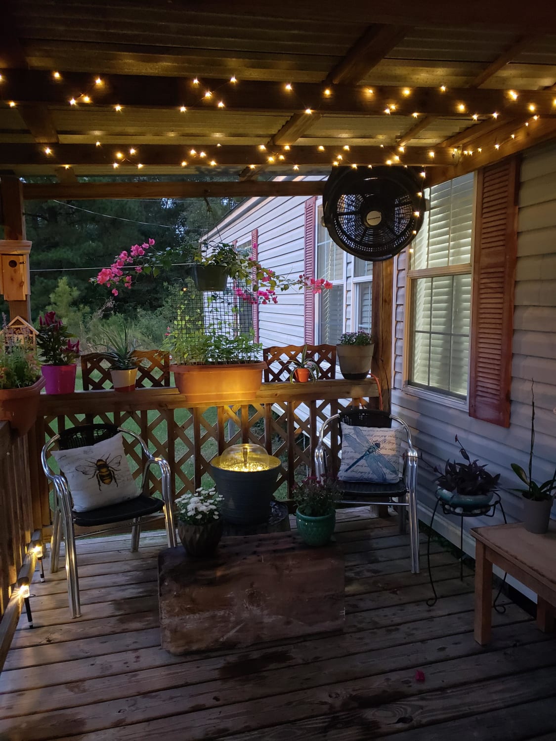 Finally finished my cozy relaxing porch