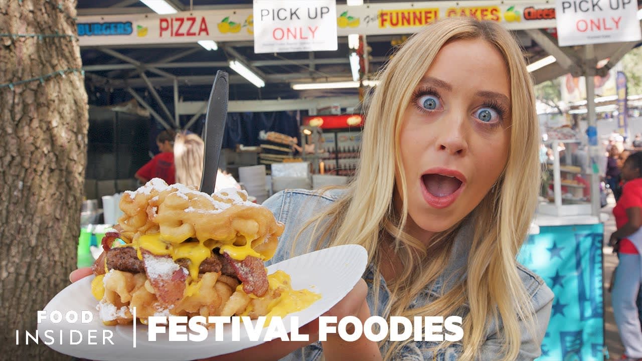 The State Fair Of Texas: Corny Dogs & Funnel Cake Cheeseburgers | Festival Foodies
