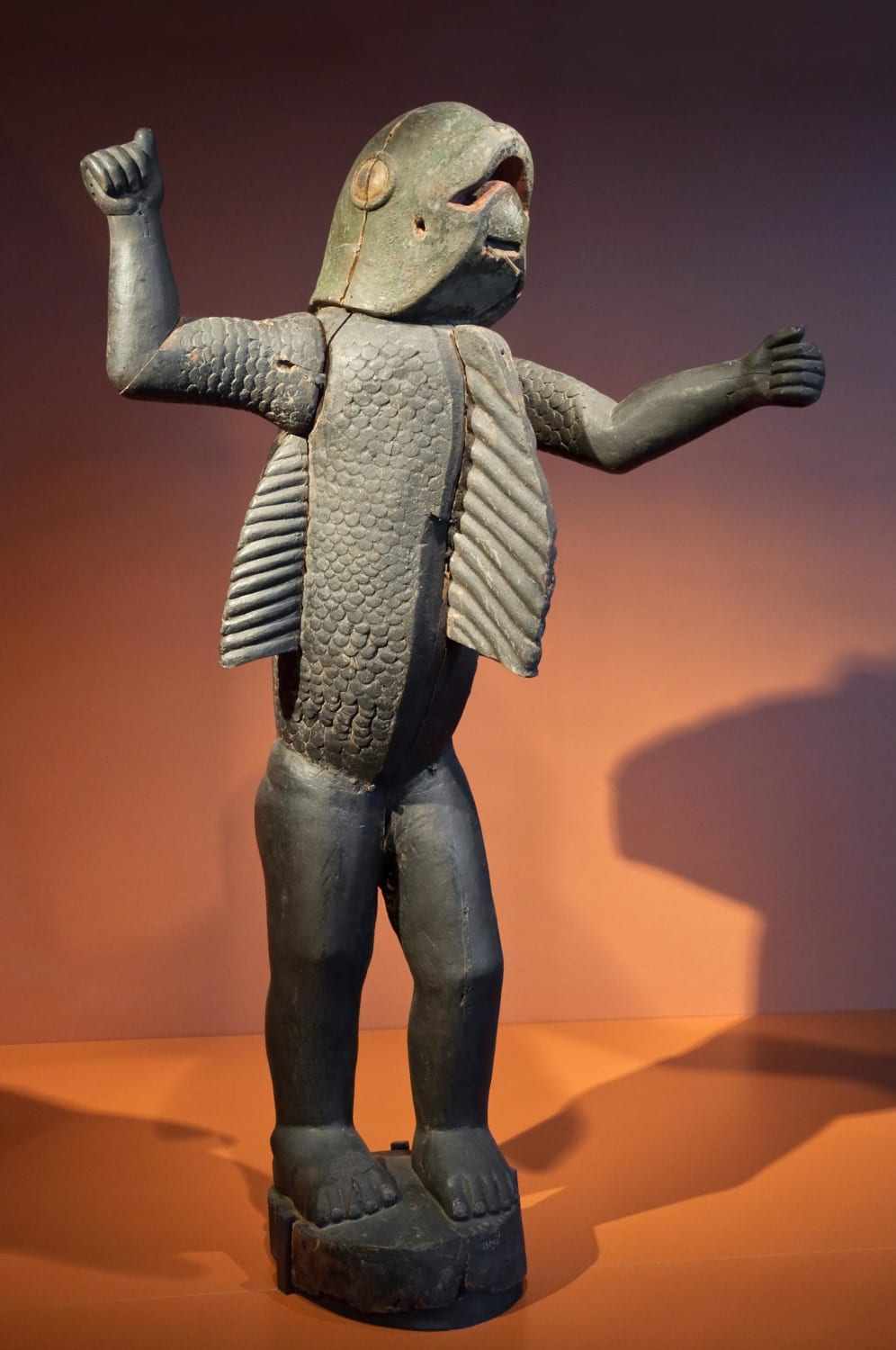 "Man-Shark" symbolizing King Behanzin of Dahomey (now Benin), 1889-1893