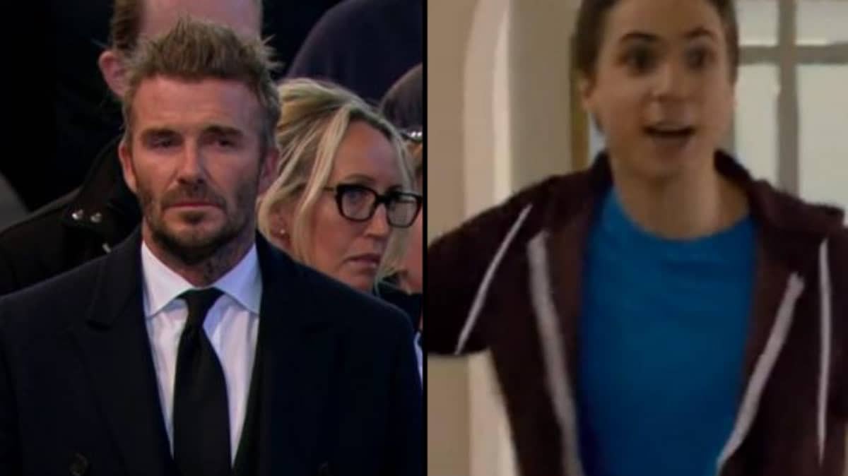 🔔 | Clip comparing David Beckham to Simon from The Inbetweeners goes viral following 2am queue More below: