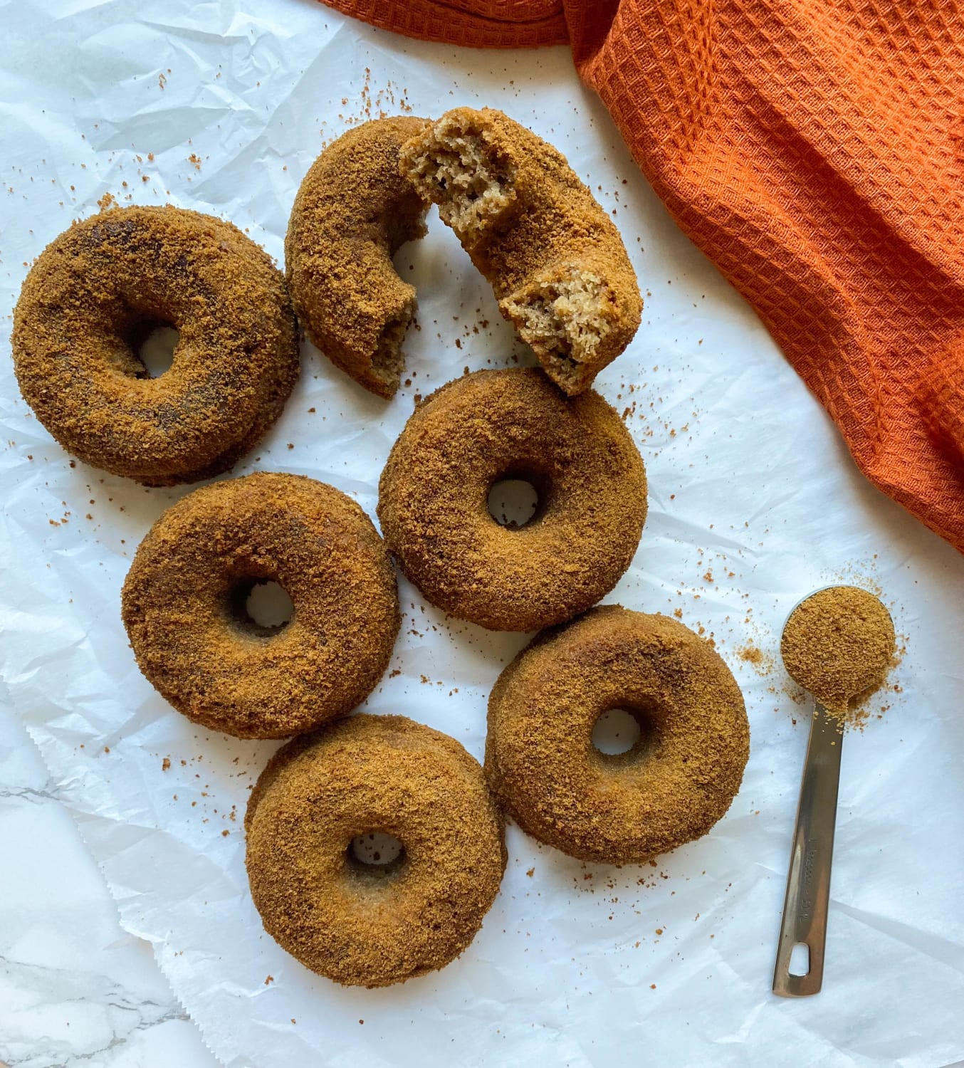 Apple Cider Donuts - my first time making baked donuts!