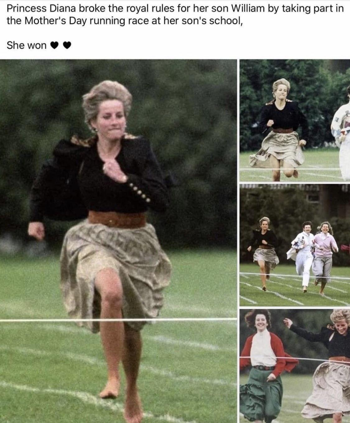 Princess Diana being awesome