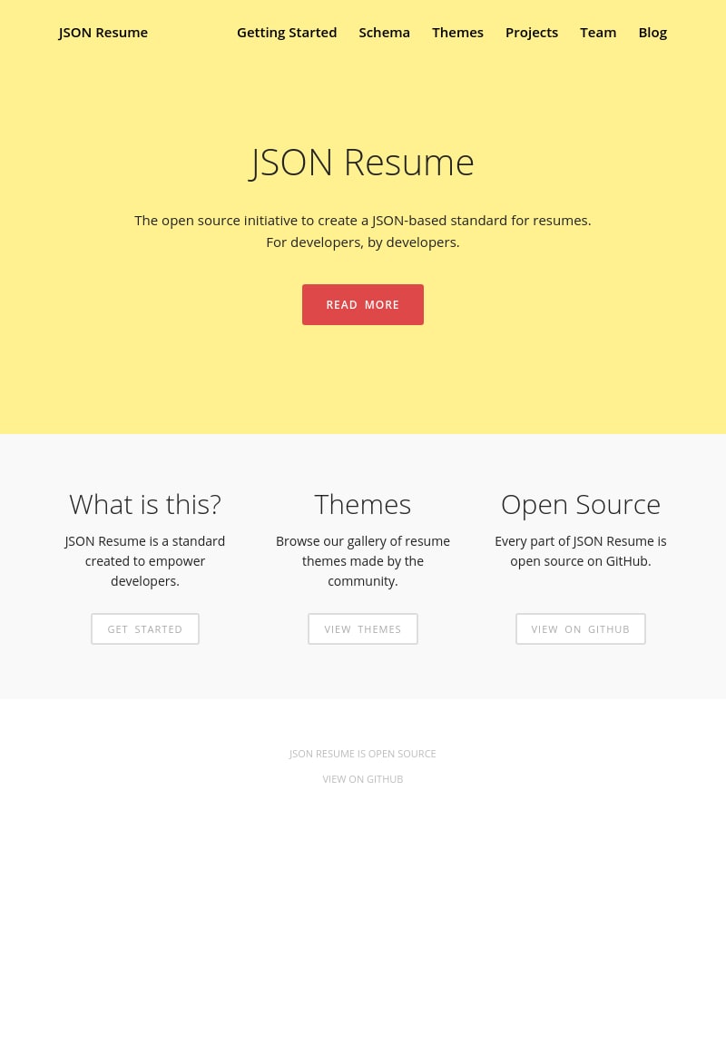 Mix Json Resume