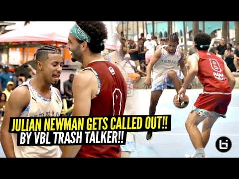 Julian Newman Gets CALLED OUT By Trash Talker!! Ends Up Dropping 35 POINTS!