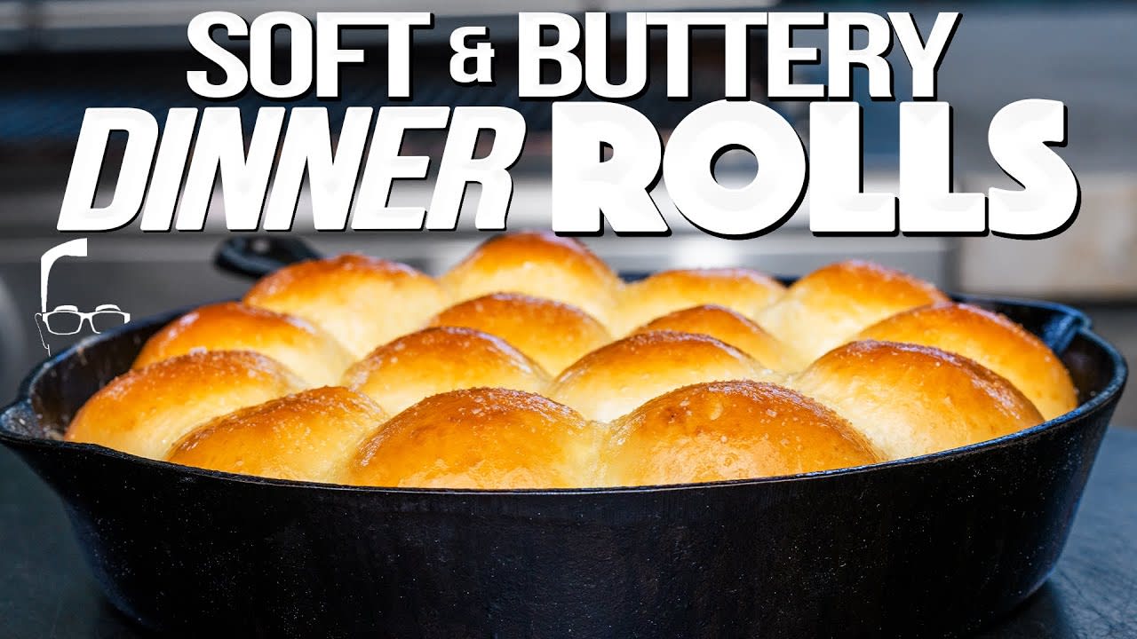 HOMEMADE DINNER ROLLS SO SOFT & BUTTERY YOU'LL WANT TO.... | SAM THE COOKING GUY