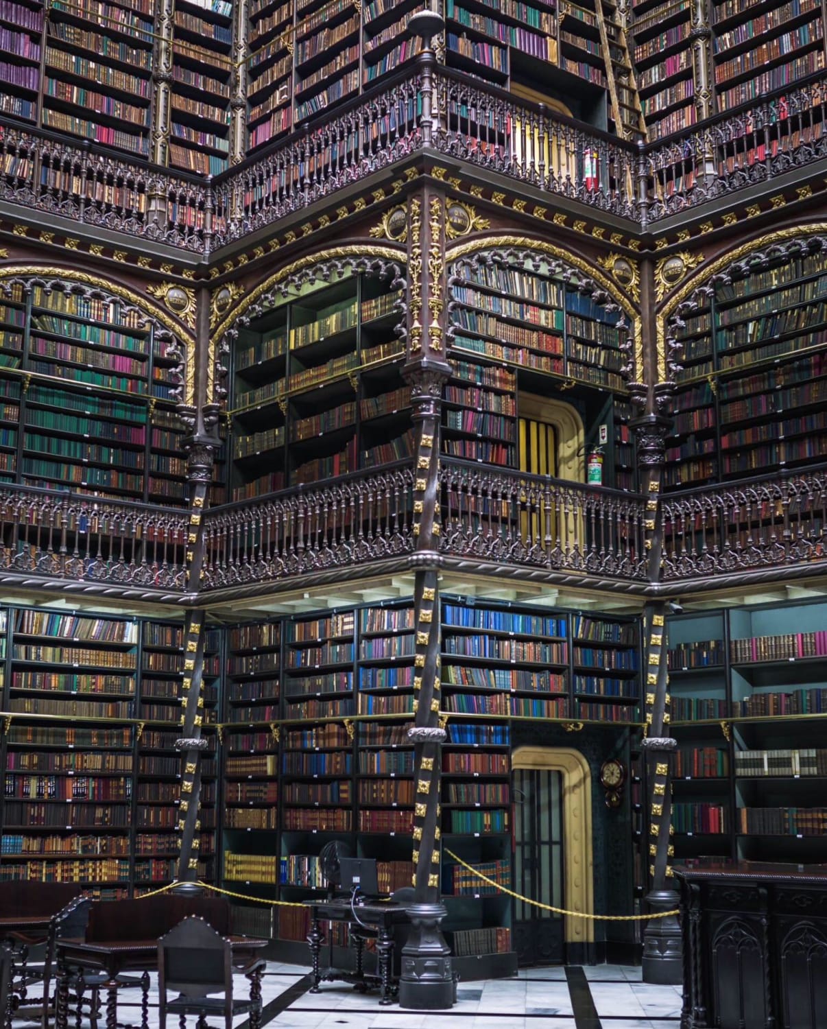 The royal Portuguese reading room in Brazil