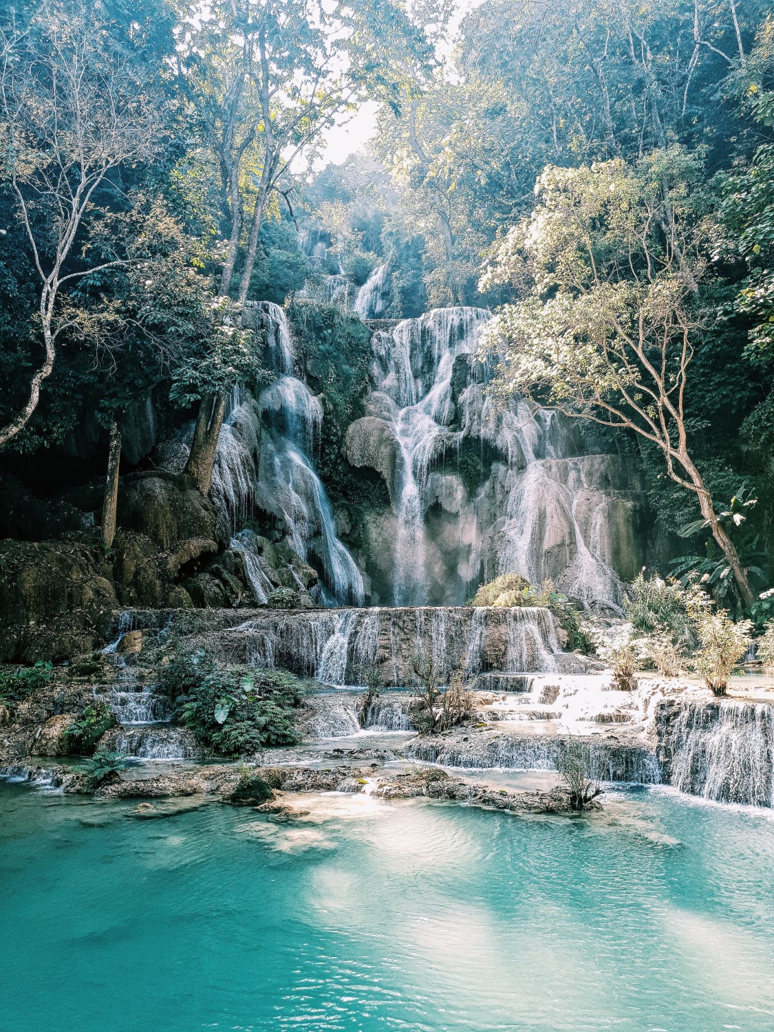 If Rivendell existed. Kuang Si Falls, Laos