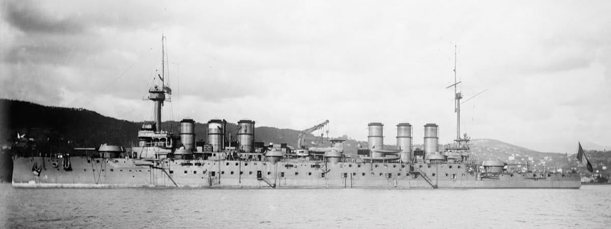 With the conquest of the Democratic Republic of Georgia imminent, the French Navy cruiser "Ernest Renan" transports Georgia's gold reserves and church reserves out of the port of Batumi, for shipment to the Georgian government-in-exile in France.