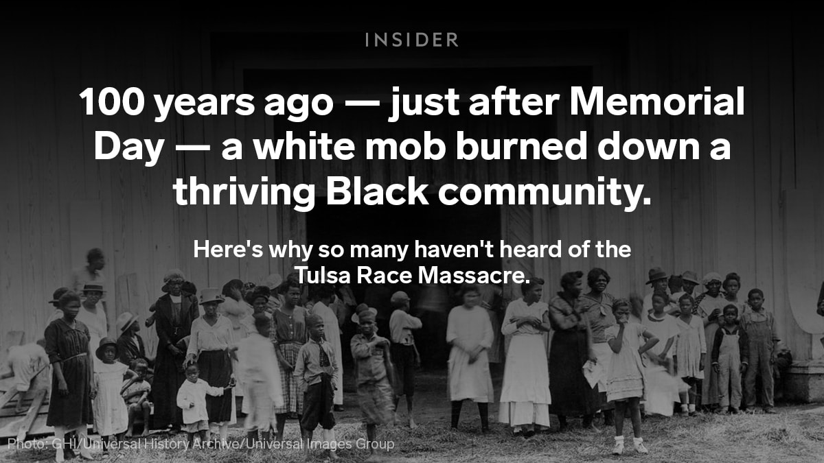 The Tulsa Race Massacre is "one of the biggest skeletons" in America's history, Scott Ellsworth, a historian, and author, told Insider. About 300 people were killed and thousands were displaced. This year marks the 100th anniversary of the massacre.