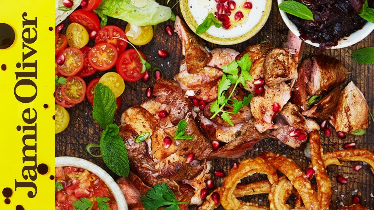 Posh Pork Kebabs | Jamie Oliver