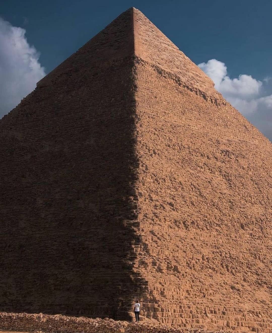 One of the pyramids at Giza