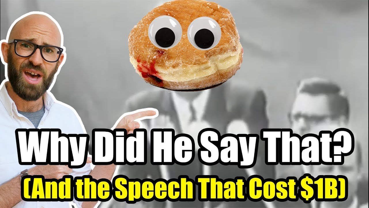 Did John F Kennedy Really Say He was a Jelly Filled Doughnut in His Famous Speech?