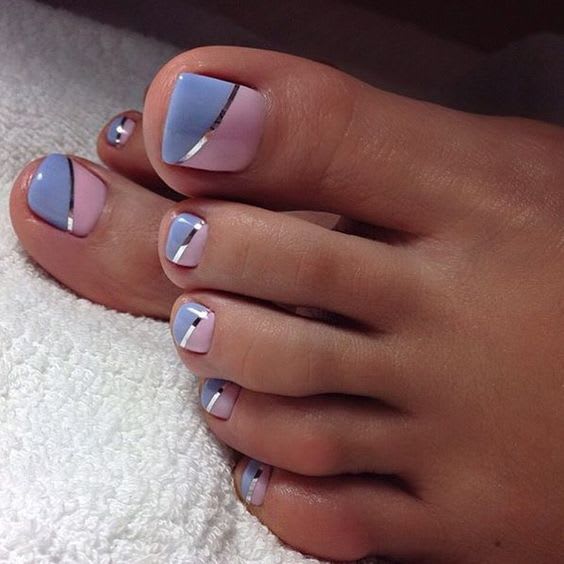 40 Adorable Toe Nail Designs For This Summer - Molitsy Blog | Pedicure nail art, Cute toe nails, Summer toe nails