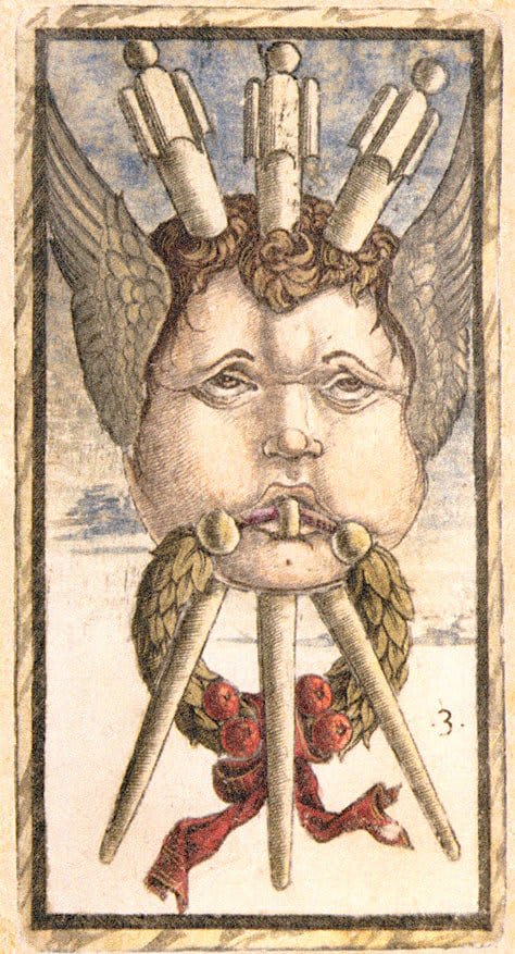 Considered the oldest complete seventy-eight card tarot deck in existence, the Sola Busca — named for the family of Milanese nobles who owned it for some five generations — is also one of the most mysterious: