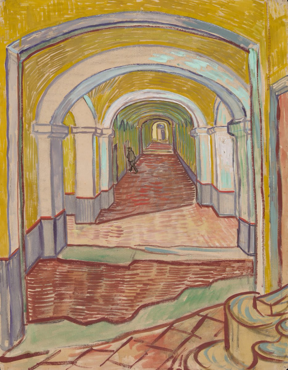 As part of our MetAccess program, every month we invite Disabled and Deaf artists to respond to works from our collection that spark curiosity or inspiration.⁣ ⁣ This MentalHealthAwareness Month, @JonathanSoren shares his thoughts on Van Gogh's "Corridor in the Asylum":⁣